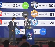 남자배구 신인 드래프트 1순위 홍동선..총 25명 지명