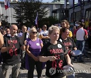 Virus Outbreak Slovenia Protest