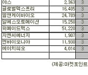 [표]코스닥 외국인 연속 순매수 종목(29일)