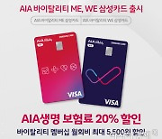 AIA생명, AIA 바이탈리티 제휴 삼성카드 2종 출시