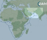 2Africa, 아라비안 걸프 및 파키스탄, 인도 지역으로 도달 범위 확대
