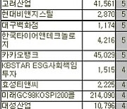[표]코스피 외국인 연속 순매수 종목(30일)