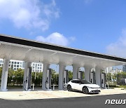 현대차그룹, 전기차 초고속 충전소 '송·현·아 E-pit' 개소