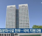 대전 국립문화시설 전무..국비 지원 0원