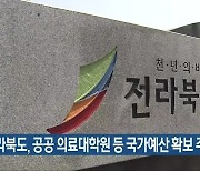 전라북도, 공공 의료대학원 등 국가예산 확보 주력