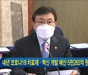 내년 코로나19 치료제·백신 개발 예산 5천265억 원