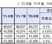 8월 서울 주택거래량, 23.6% 감소.."거래절벽 여전"