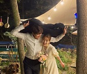 정겨운♥김우림, 결혼 4주년 셀프 촬영.."영화처럼 멋있게 삽시다"