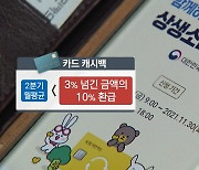 '최대 20만 원 환급' 카드 캐시백 신청 본격 시작