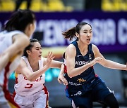 여자농구, 아시아컵 4강서 '만리장성' 중국에 24점 차 완패