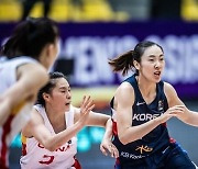 한국 여자농구, 아시아컵 준결승서 중국에 완패..3위 결정전으로
