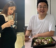 '둘째 임신' 이지혜, ♥문재완 다이어트에 진심.."복부비만 타파"