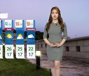 [날씨] 내일 흐리고 중북부 비..아침까지 안개