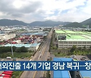 해외진출 14개 기업 경남 복귀..창원 5곳
