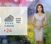 [날씨] 내일 수도권·강원 비..남부 늦더위