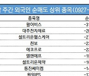 코스닥 주간 외국인 순매도 1위 '펄어비스'