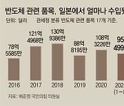 반도체 소부장 17개중 16개, 對日 수입액 다시 늘어