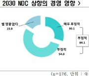 기업 10곳 중 7곳 "2030년 온실가스 감축목표 과도해"