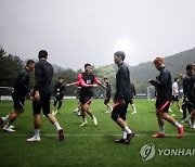 카타르 월드컵 최종예선 앞두고 훈련 돌입한 축구 국가대표