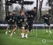 축구 국가대표, 카타르 월드컵 최종예선 앞두고 훈련 돌입