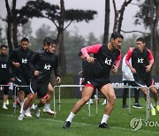 축구 국가대표, 카타르 월드컵 최종예선 앞두고 훈련 돌입