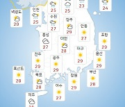 오늘(5일) 중부지방 곳곳 비..남부 맑고 늦더위