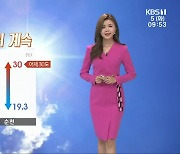 [날씨] 광주·전남 8월 하순 늦여름 더위..한낮 30도 안팎