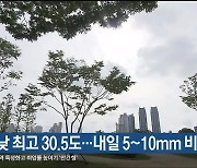 울산 오늘 낮 최고 30.5도..내일 5~10mm 비 예상