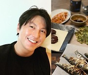 '박하선♥' 류수영, 전어+막걸리 야식.."주무시는 따님 덕에"