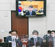 [국감] '법인카드 유흥업소 사용' 관련 질의받는 장하성 주중대사