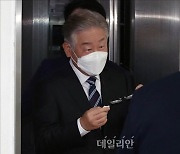 열린민주당 당사 들어서는 이재명 경기도지사