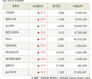 [fnRASSI]장마감, 코스닥 상승 종목(크루셜텍 30.0% ↑)