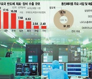 반도체 원료값 3배 치솟아.."수입 대체루트 찾기도 막막"