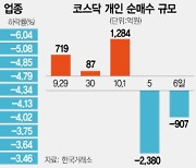 사흘새 시총 150조 증발..개미 투심 꺾였다