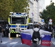 Virus Outbreak Slovenia Protest