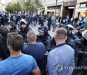 Virus Outbreak Slovenia Protest