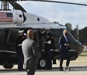 President Biden arrival in Lansing