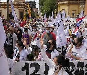 Virus Outbreak Paraguay Protest