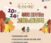 14일부터 바뀌는 고용노동정책 4가지