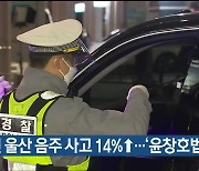 작년 울산 음주 사고 14%↑..'윤창호법' 무색