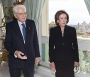 ITALY USA DIPLOMACY PELOSI