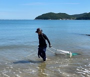 바다쓰레기 직접 수거하며 심각성 체험..전남도해양수산과학원 간편 도구 개발