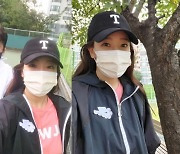 소유진, ♥백종원과 테니스 커플샷..잉꼬부부의 정석 [리포트:컷]