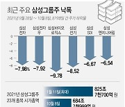 [그래픽] 최근 주요 삼성그룹주 낙폭