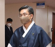 [포토] 한복입은 서욱 국방부 장관