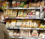 가공식품 물가 계속 올라..'국수 전년비 19.2% 상승'