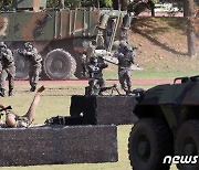 [국감] 육군 32사단 '작전 시연'