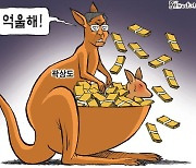 한국일보 10월 14일 만평