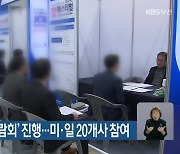 '해외취업 합동박람회' 진행..미·일 20개사 참여