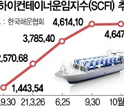 해운 운임 1년새 3배↑..항공도 80% 뛰어